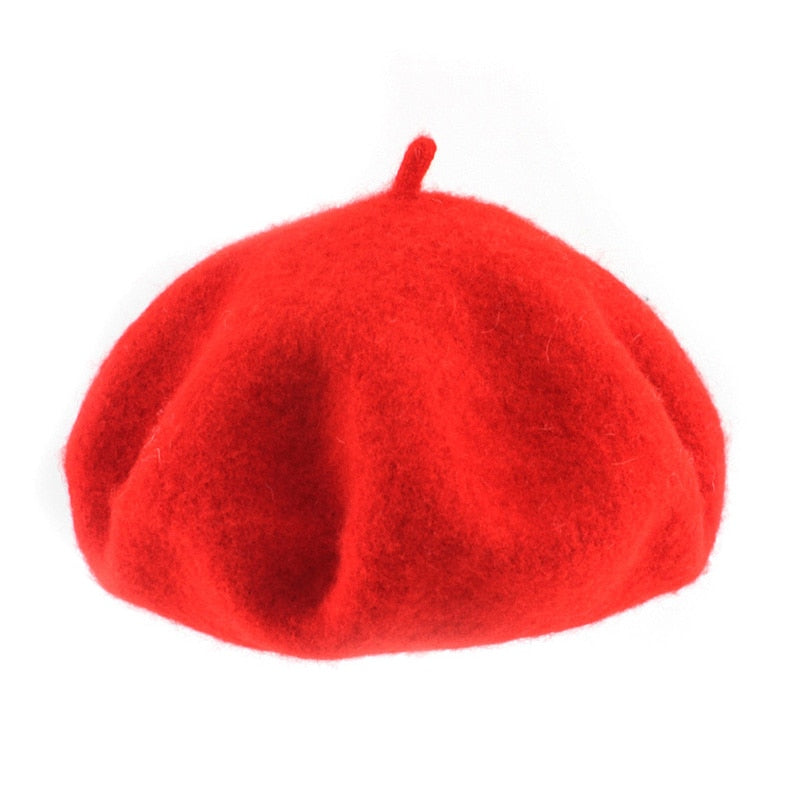 Soft Wool Beret Hat for Toddlers - Warm & Stylish Winter Beanie for Baby Boys & Girls - Perfect for Outdoor Play, Photos & Special Occasions