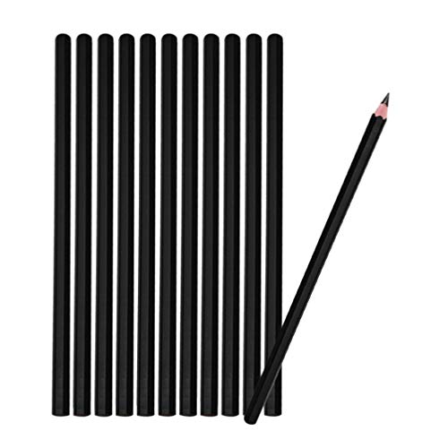 EXCEART 12PCS 4B Wooden Tattoo Pencils - Professional Sketching & Drawing Pencils Set, Graphite Eyebrow Tattoo Pencils for Artists, Beginners & Permanent Makeup - Perfect for Portrait Sketching, Shading & Cosmetic Tattooing