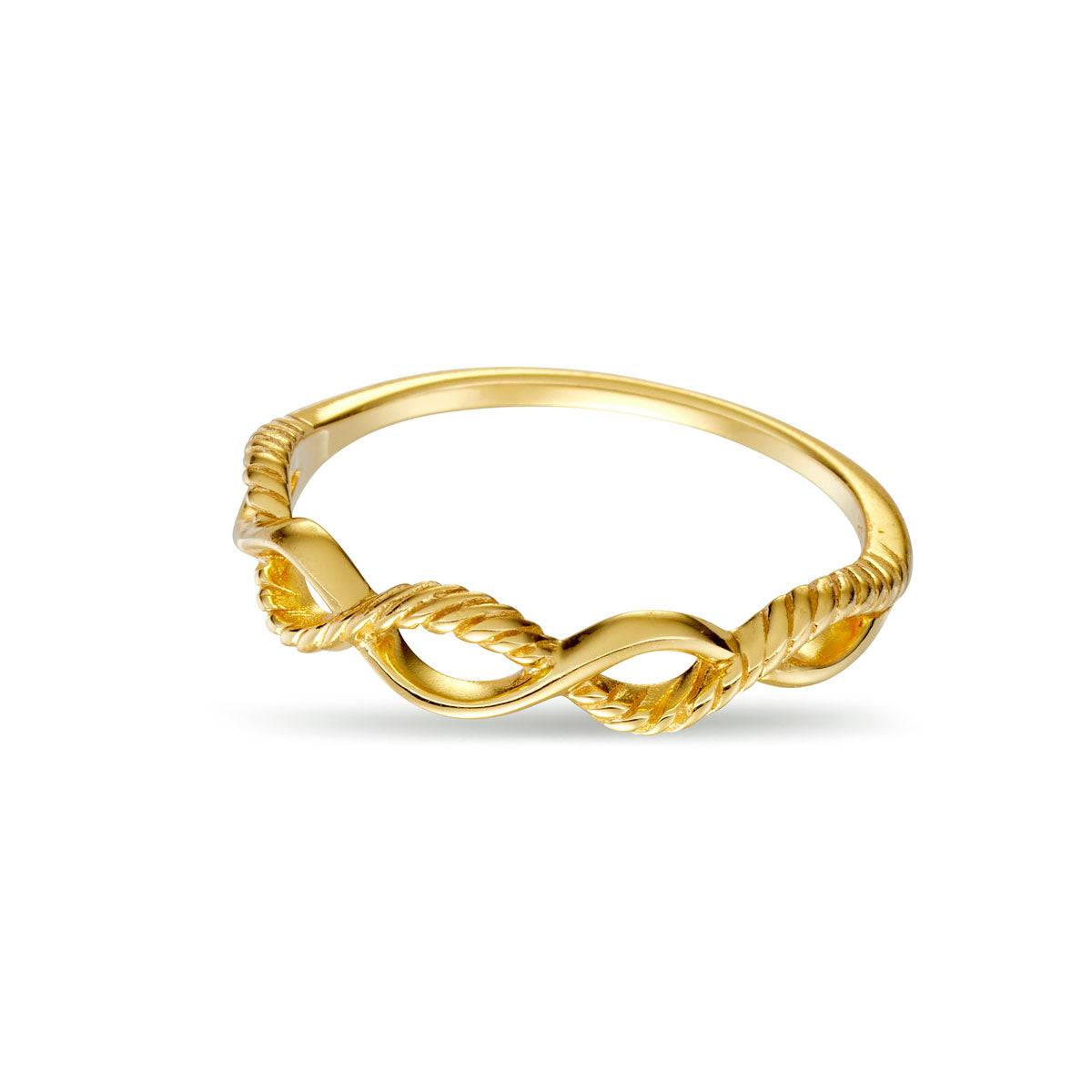 Elegant Gold Rope Twist Ring for Women - Perfect for Weddings, Parties & Everyday Wear | Durable & Stylish Jewelry Gift