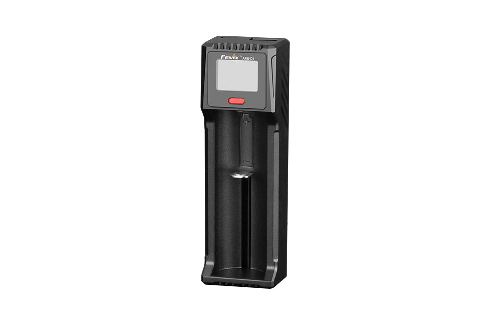 Fenix ARE D1 Single Channel Smart Battery Charger - Fast & Safe Charging for AA AAA NiMH NiCd Batteries - Perfect for Home, Office, and Travel Use