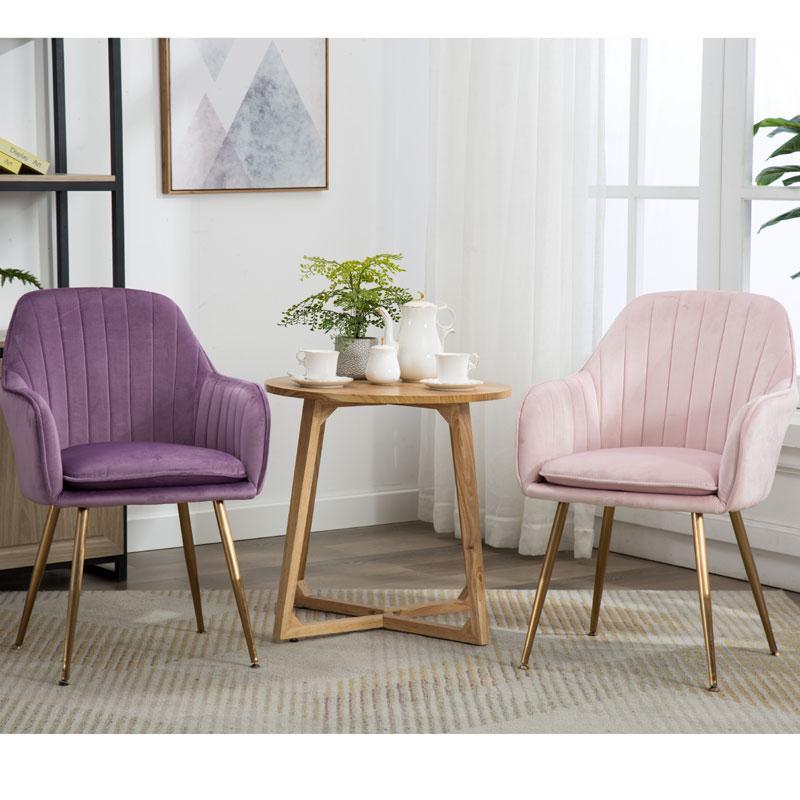 HUGO Modern Victorian Upholstered Velvet Dining Chair - Elegant Velvet Upholstered Dining Room Chair with Carved Wood Legs - Perfect for Formal Dining Rooms, Kitchen Tables & Home Decor