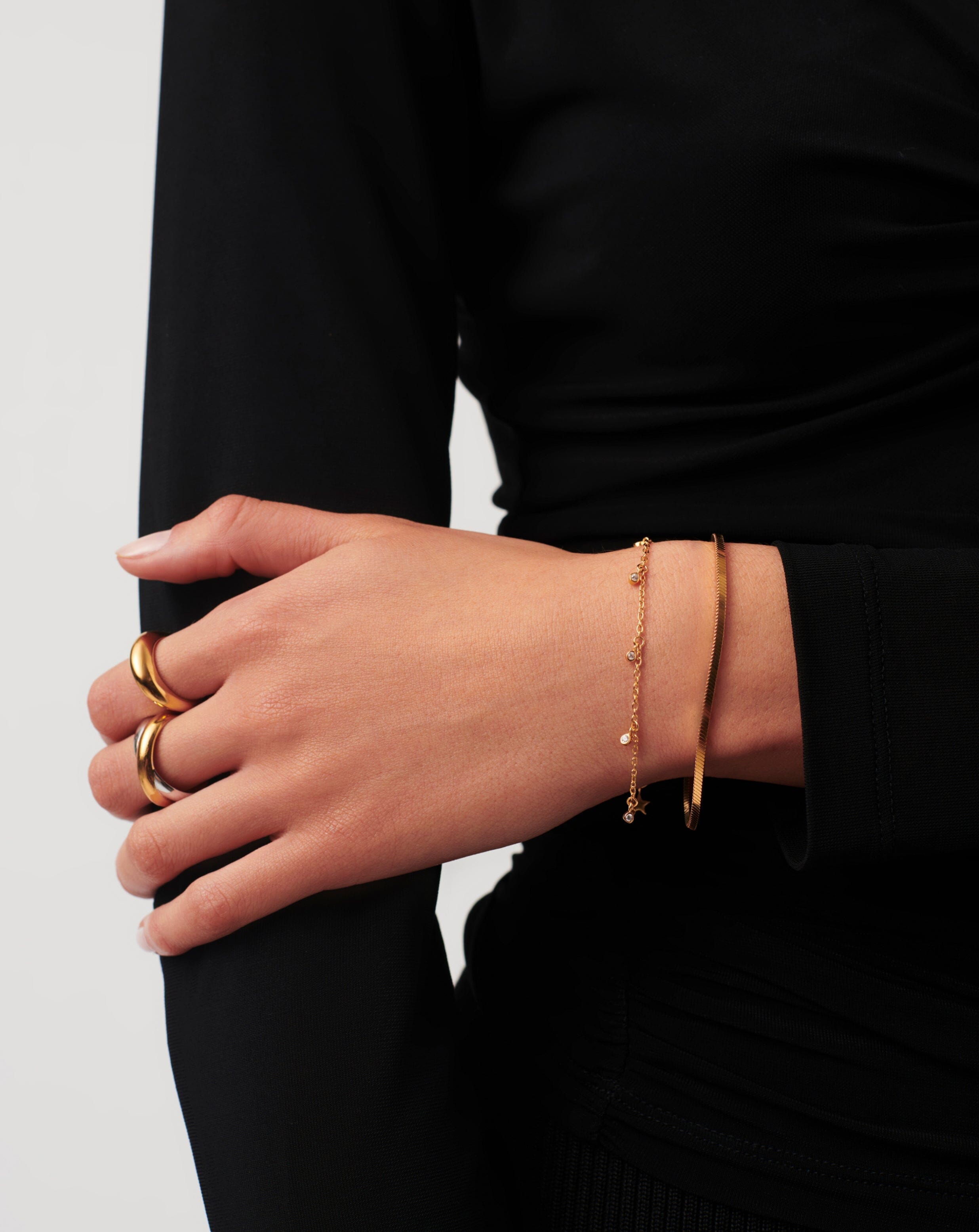 Interstellar Drop Bracelet - Elegant Galaxy-Inspired Jewelry for Women | Perfect for Parties, Date Nights & Gifts