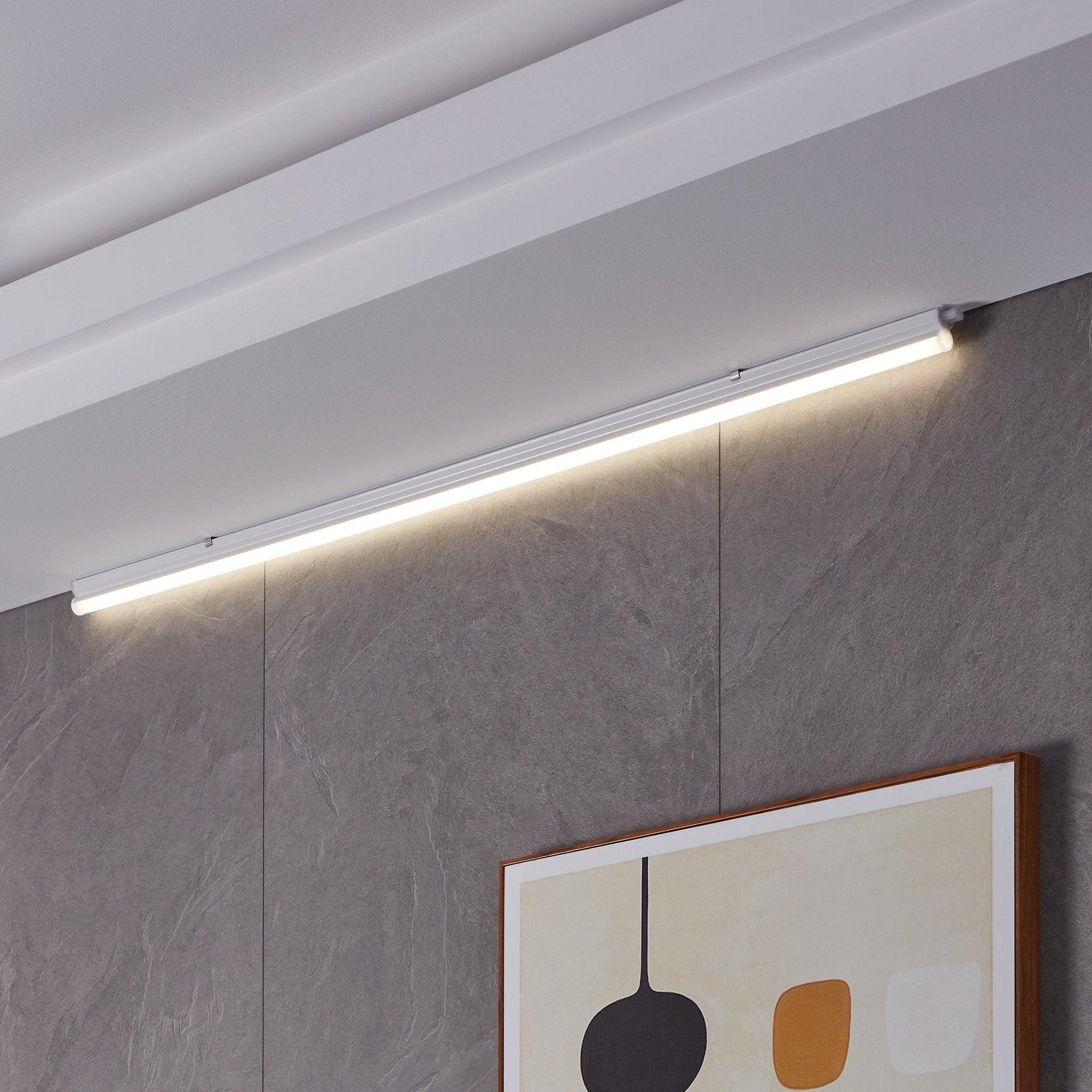 Eglo Dundry 46-inch LED Under Cabinet Lighting - White Kitchen Light Fixture for Countertops, Pantry & Workspaces - Dimmable & Energy Efficient