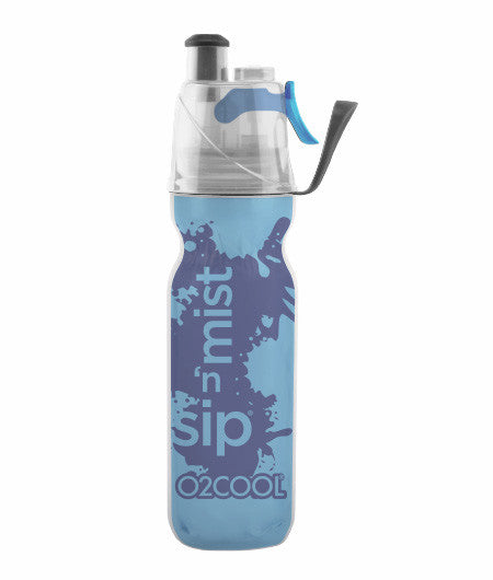 O2COOL ArcticSqueeze® 20oz Insulated Water Bottle with Mist & Sip Technology - Keep Drinks Cold for Hours, Perfect for Hiking, Gym & Outdoor Activities