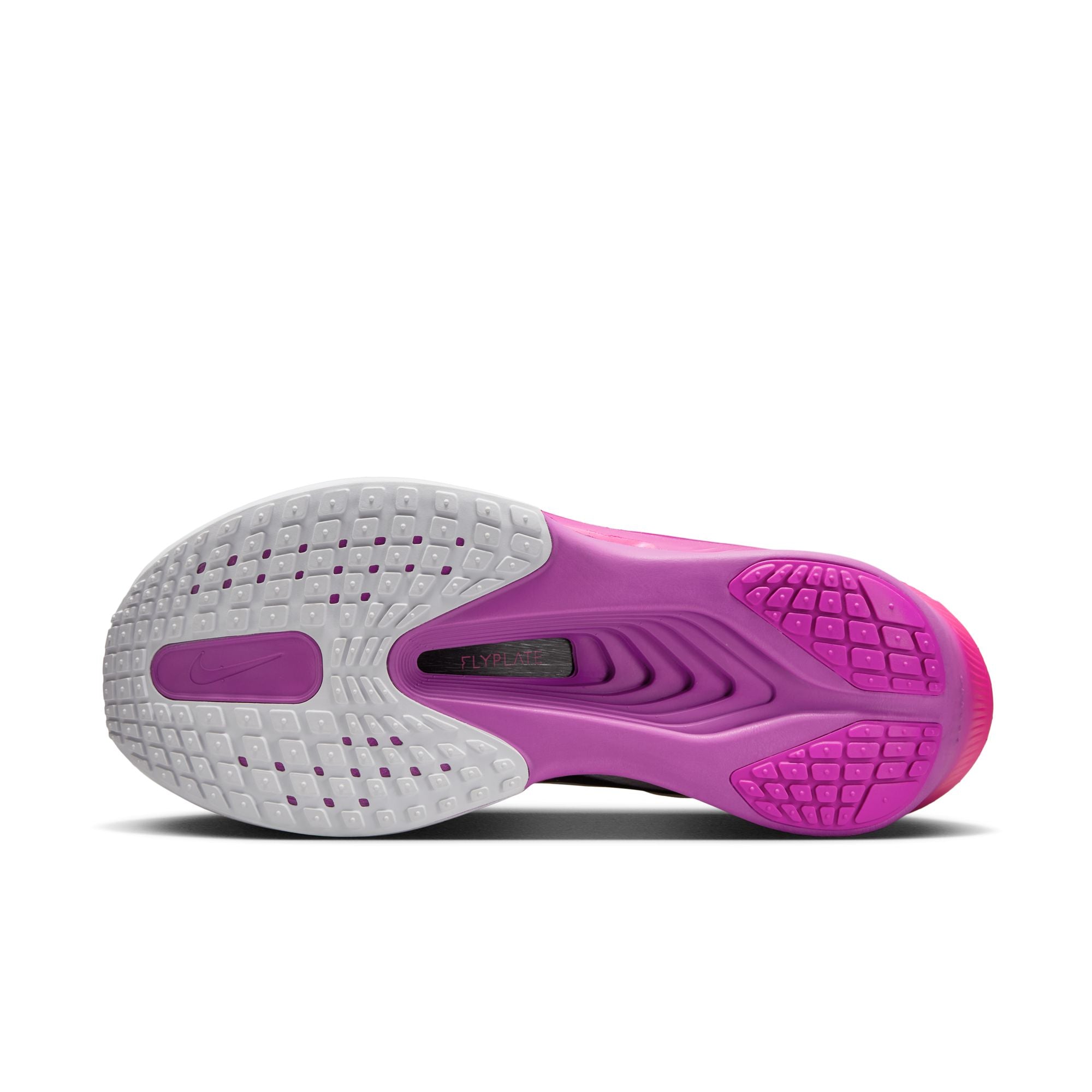 Nike Zoom Fly 6 Women's Running Shoes - White/Black/Vivid Grape (B Width) | Lightweight Cushioned Road Racing Sneakers for Marathon Training & Daily Jogging