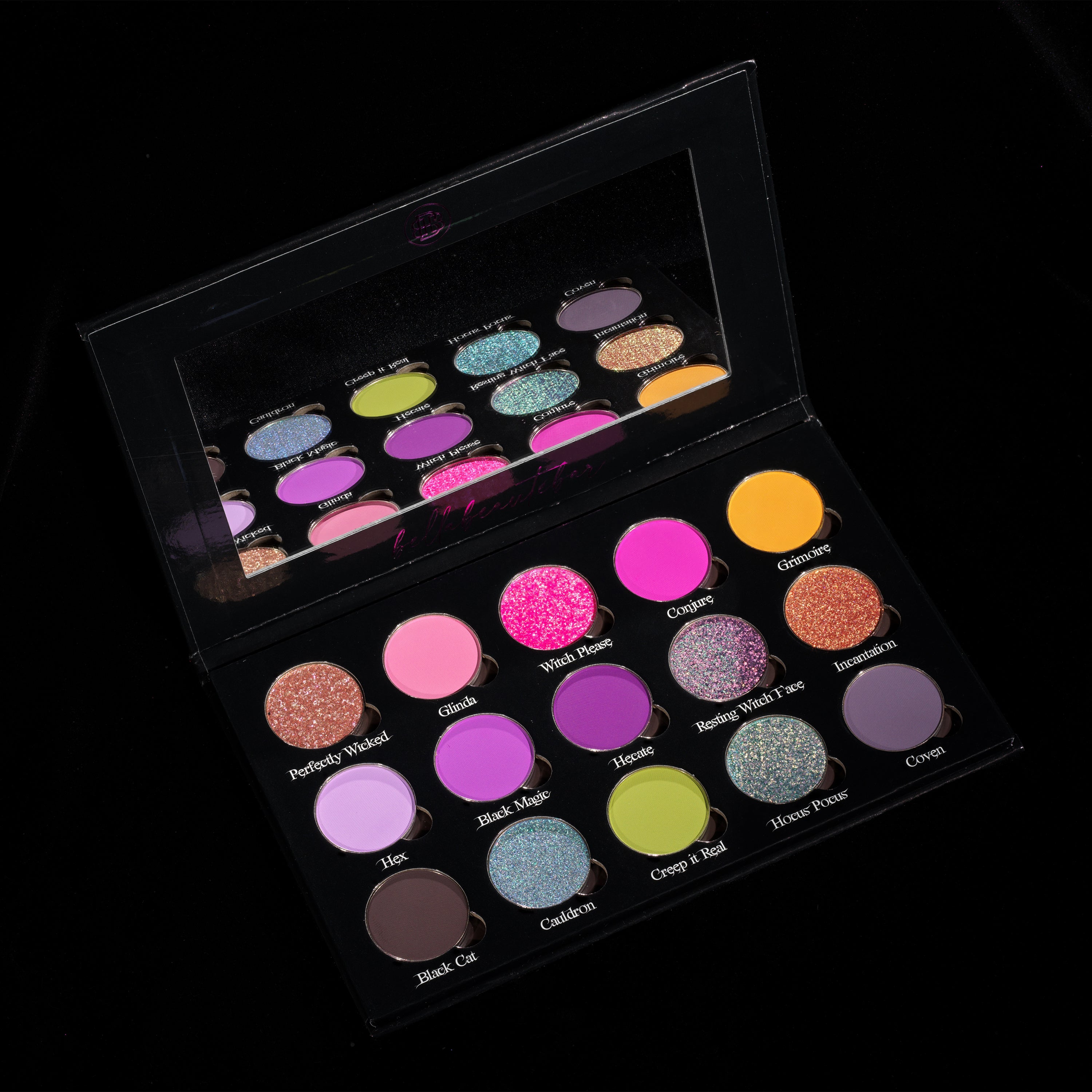 Basic Witch Eyeshadow Palette - 12 Matte & Shimmer Shades for Halloween, Cosplay & Everyday Makeup | Vegan & Cruelty-Free