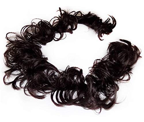 BOXO Dark Brown Juda Hair Extension for Weddings - 10 Grams (Pack of 1) | Perfect for Bridal Hairstyles, Prom & Special Occasions