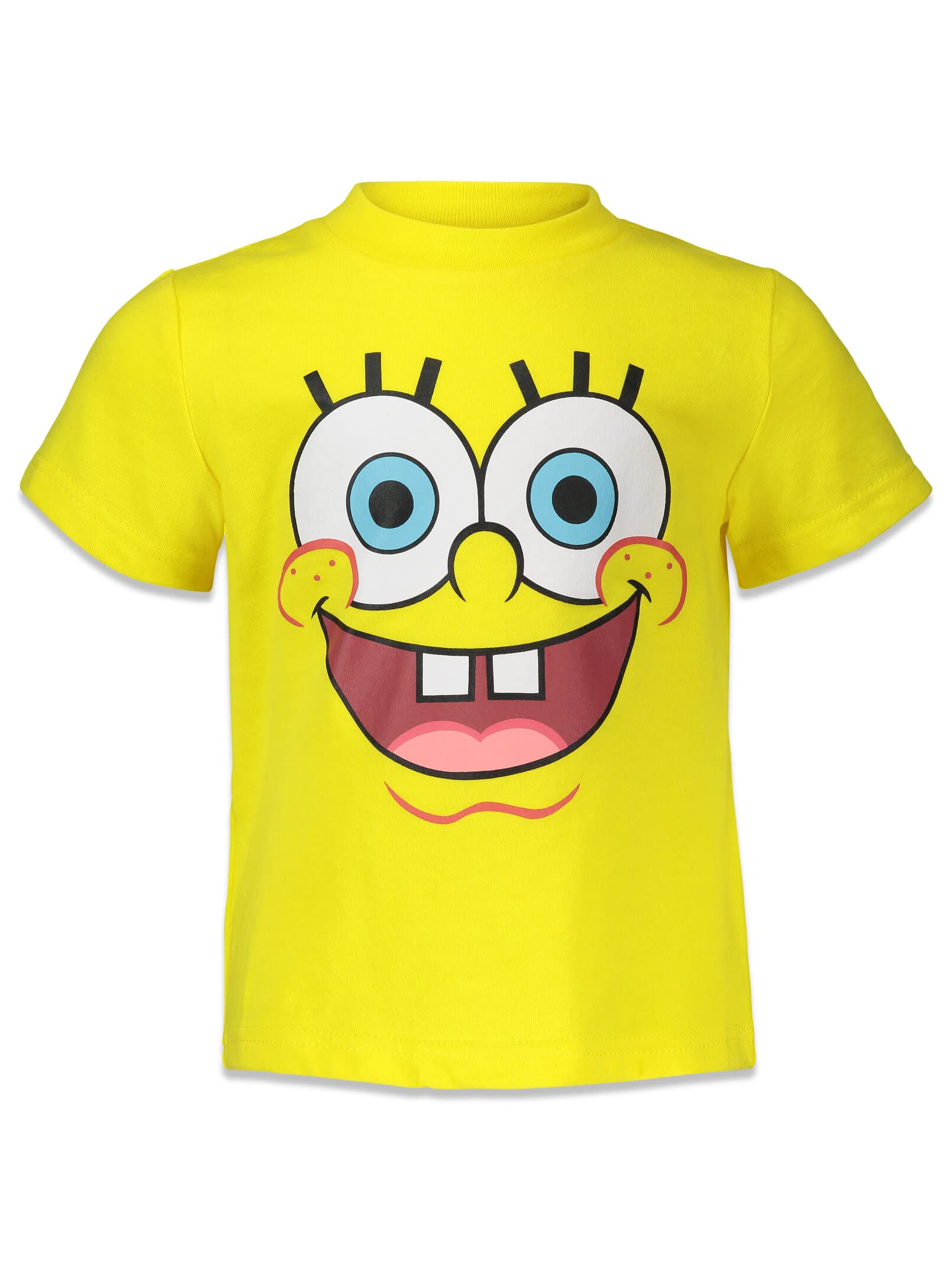 Spongebob Squarepants Squidward 3 Pack Graphic T-Shirts for Toddler to Big Kid (2T-12) - Cartoon Character Tees for Boys & Girls, School, Playdates & Birthday Parties