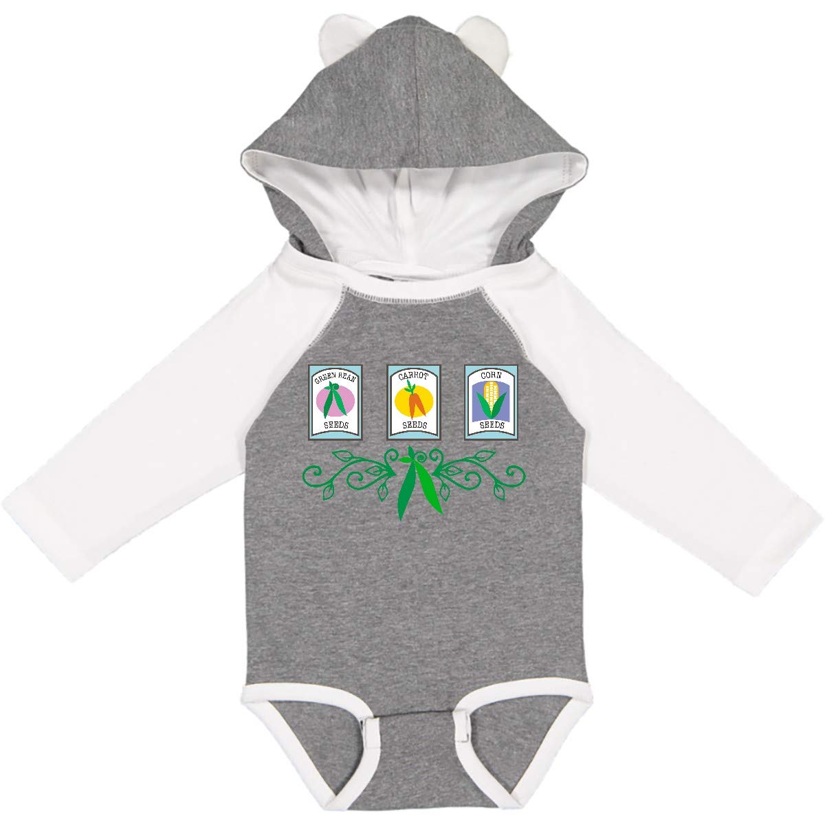 Inktastic Gardener Vegetable Gardening Long Sleeve Baby Bodysuit - Perfect for Outdoor Activities, Gardening, and Family Photos