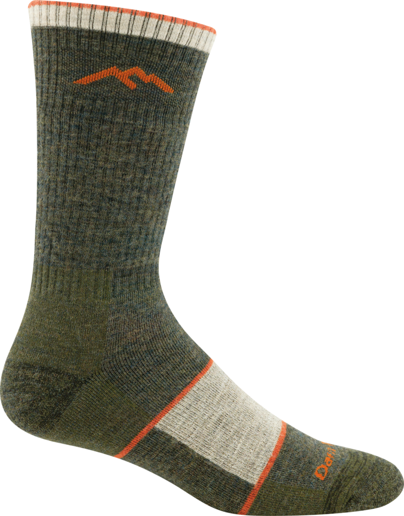 Darn Tough 1405 Hiker Boot Sock - Midweight Full Cushion Men's Hiking Socks for Outdoor Adventures & Trekking