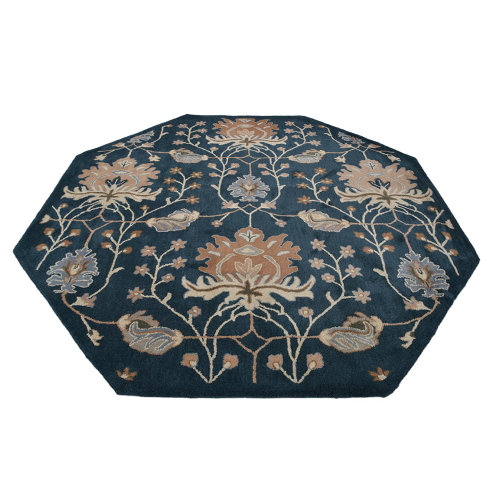Jacob's Ladder Hand Tufted Wool Rug - Soft & Durable Non-Slip Area Rug for Living Room, Bedroom, Nursery | Perfect for Home Decor & Cozy Spaces