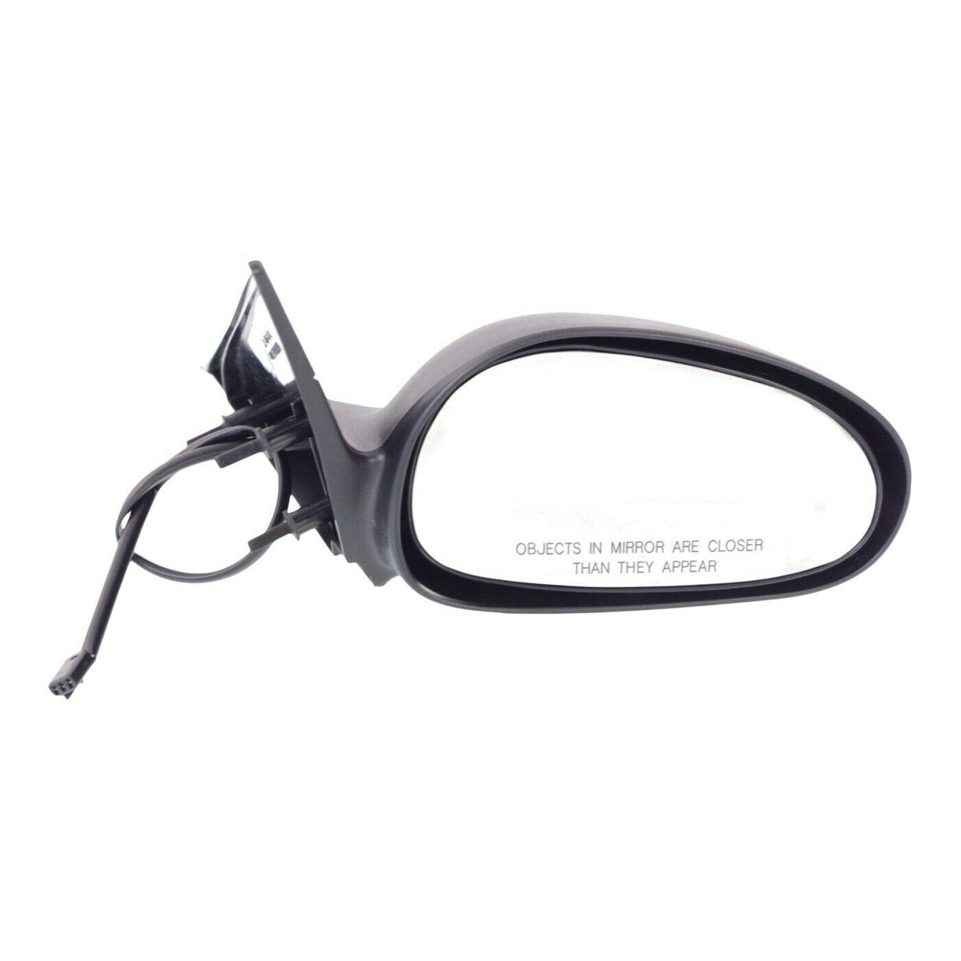 MKDBJN Passenger Side Mirror Replacement - Right Side View Mirror for Passenger Door, Power Rearview Mirror RH Textured Black (FO1321162) - Perfect for Ford, Chevy, Dodge & More - Easy DIY Installation for Car Repair & Maintenance
