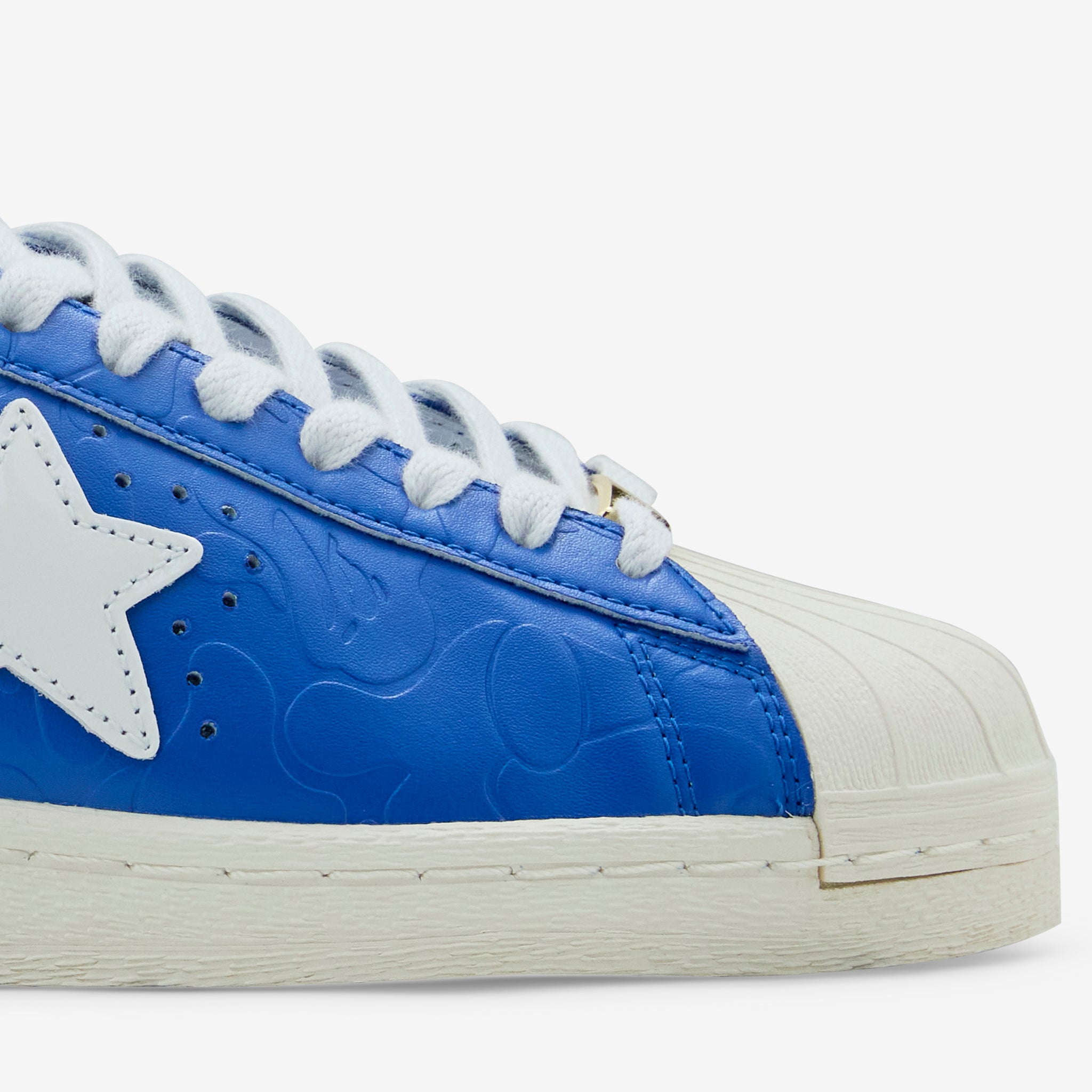 BAPE x SSTR Sneakers - Blue, Cloud White & Off White Colorways | Stylish Streetwear for Men & Women | Perfect for Casual Outfits & Urban Fashion