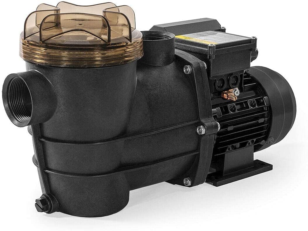 3/4 HP High Flow Above Ground Swimming Pool Pump with Strainer Filter Basket - Durable & Efficient for Inground & Above Ground Pools | Perfect for Backyard, Residential & Commercial Pool Maintenance