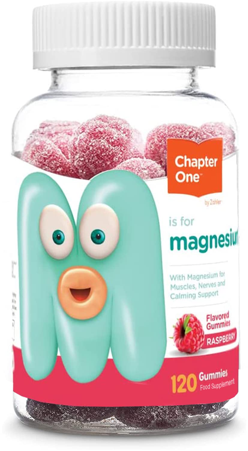 Chapter One Magnesium Gummies for Kids & Adults - Great Tasting Calm Support Supplement - Kosher Certified (60 Fruit Flavored Gummies) - Perfect for Stress Relief, Better Sleep & Daily Wellness