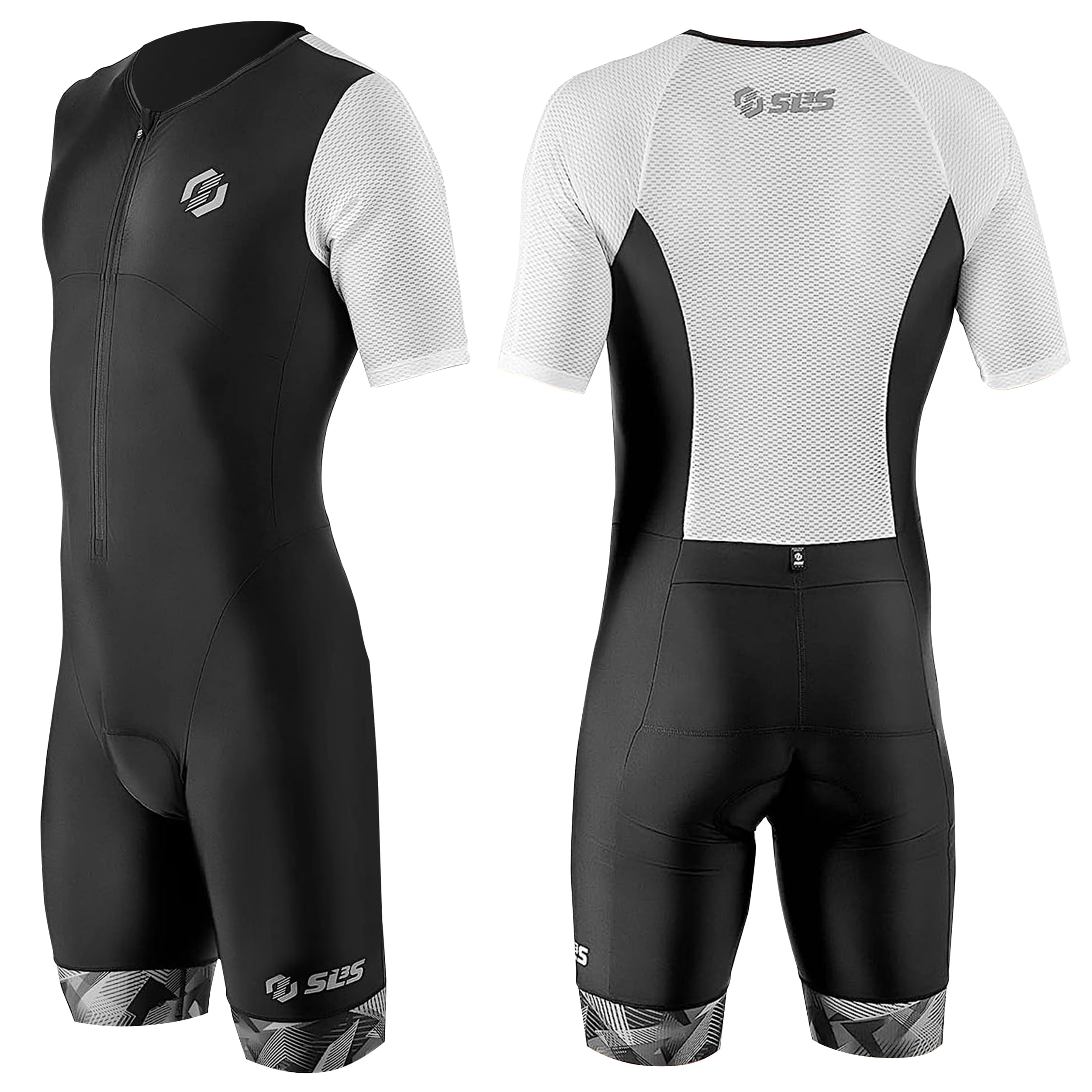 **Men's Triathlon Suit – Lightweight Aerodynamic Sleeved Trisuit with Premium FX Fabrics & 2 Pockets – Ideal for Ironman, Sprint & Olympic Triathlon Races**