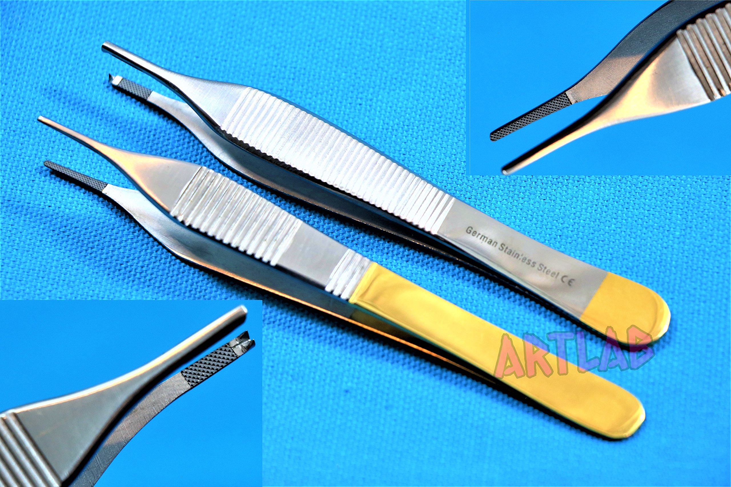 German ADSON KOCHER Forceps 1X2 Teeth 4.75