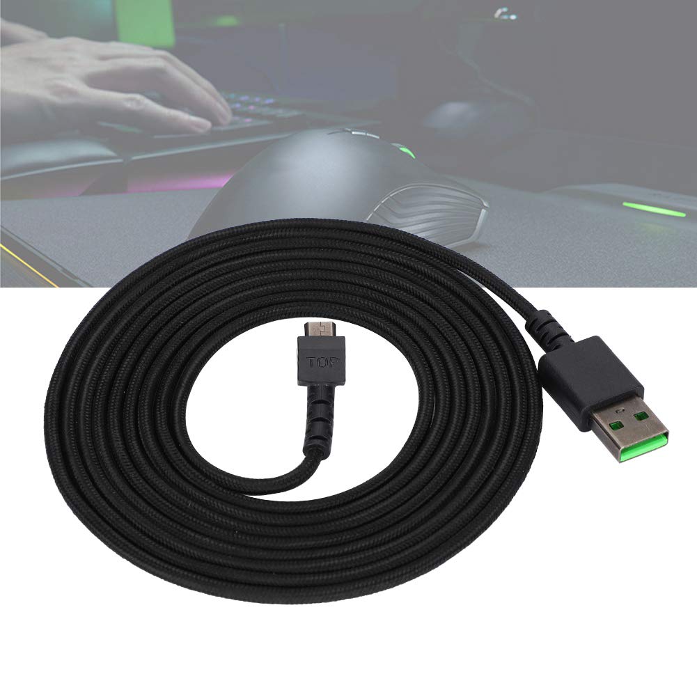 Premium 2.2M Gaming Mouse Cable for Razer/Super Mamba - Pure Copper Core USB Cable for Enhanced Gaming Performance | Perfect for Esports, PC Gaming & Professional Setup