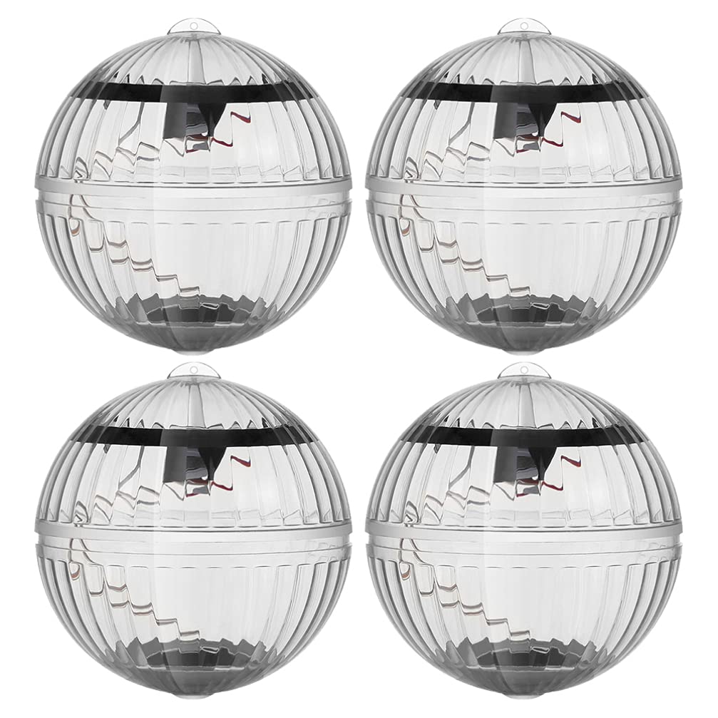 ibasenice Floating Pool Lights - 4pcs Solar Powered Waterproof Garden Pond Lights for Outdoor Decor, Backyard, Pool, Party, Wedding, Landscape Lighting