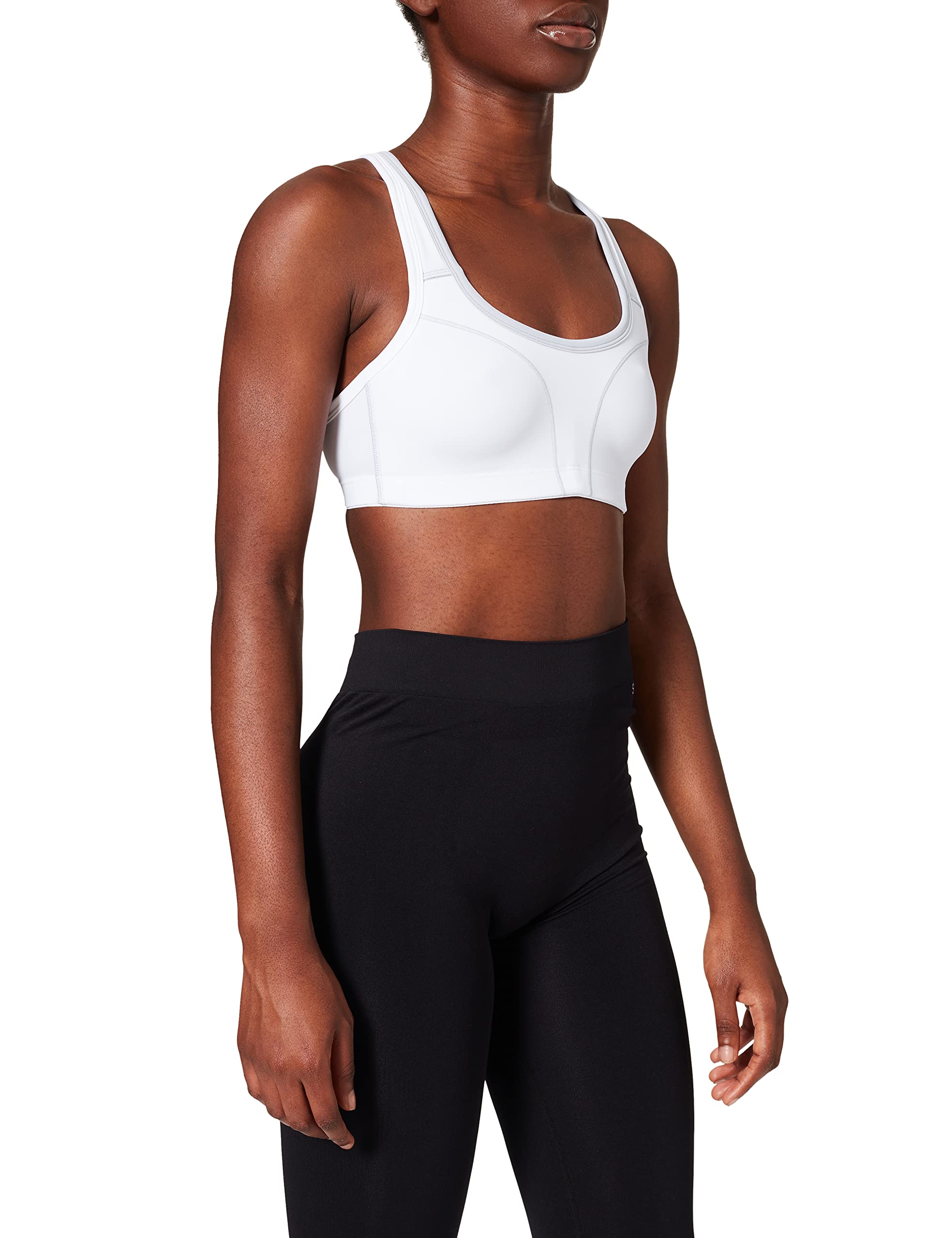 Susa High Support Non-Wired Sports Bra for Women - Breathable Workout Top for Running, Yoga & Gym