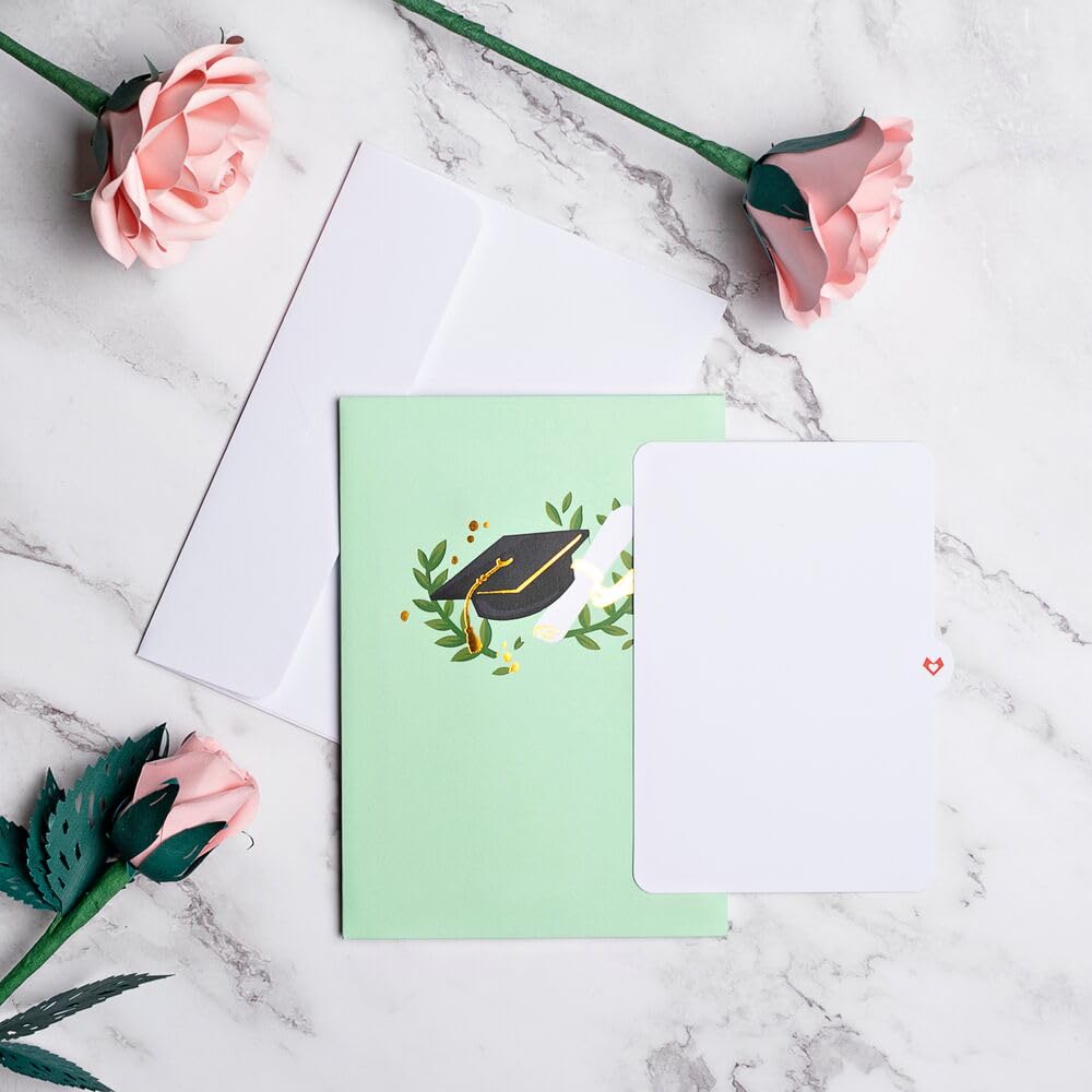 Lovepop 3D Graduation Pop-Up Card – Handcrafted Congratulations Greeting Card for Graduates – 5 x 7 Inch – Perfect for High School & College Graduation Gifts, Commencement Celebrations & Milestone Achievements