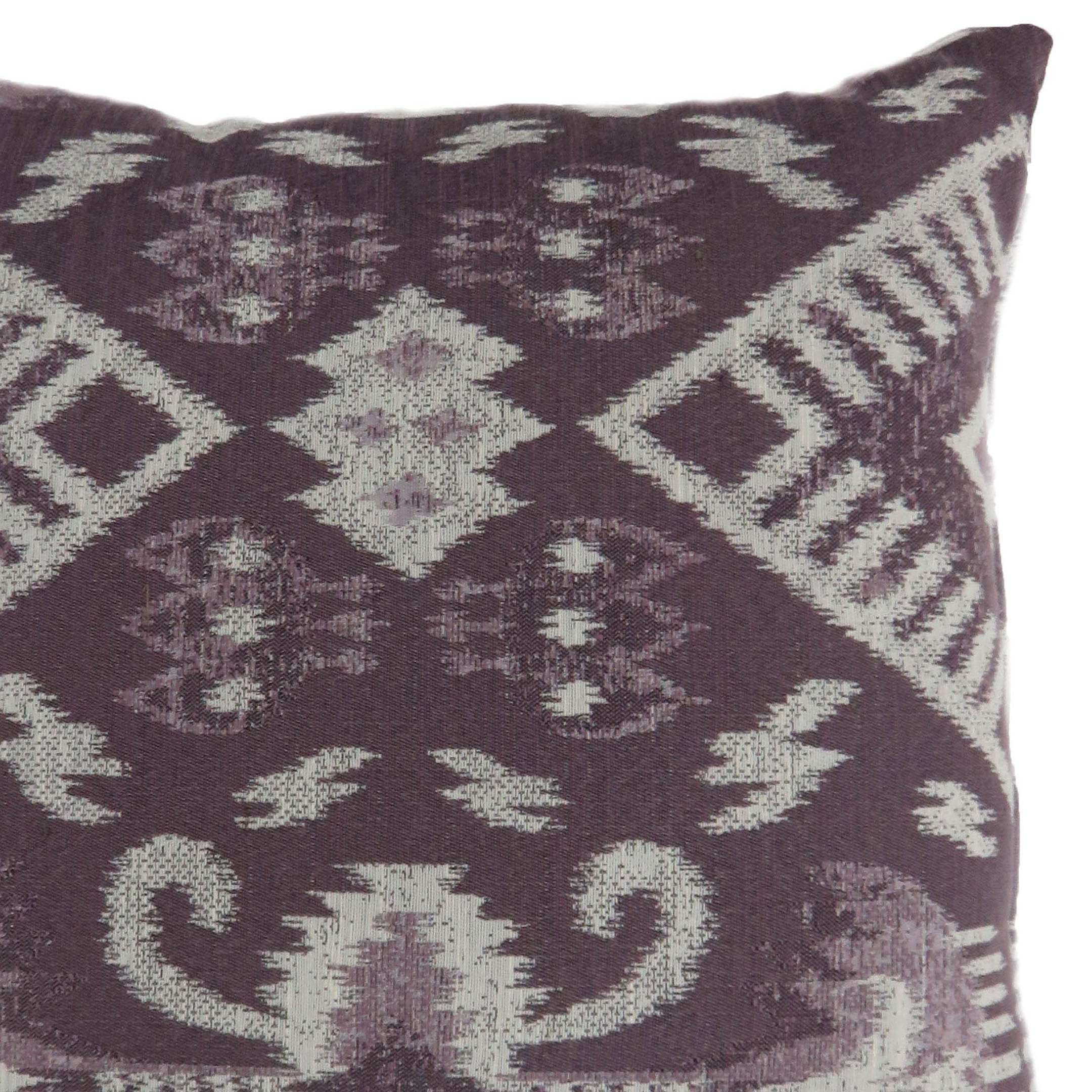 Furniture of America Sorsha Fabric Large Throw Pillow in Purple (Set of 2) - Soft Decorative Cushions for Sofa, Bed & Living Room - Home Decor Accent Pillows for Comfort & Style