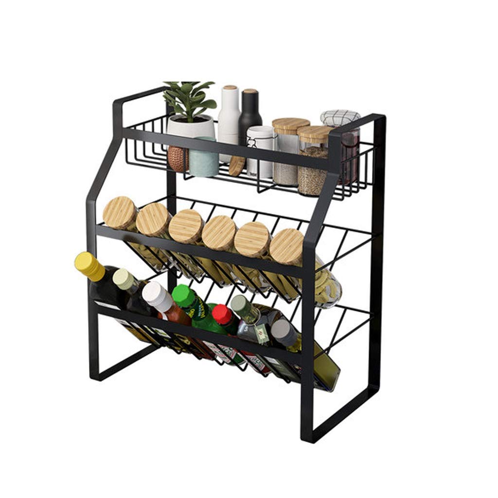 2-Tier Shelf Organizer for Kitchen & Bathroom - Space Saving Storage Rack for Spice Jars, Cups, Books & Display Items | Perfect for Pantry, Countertop, Buffet & Bathroom Organization