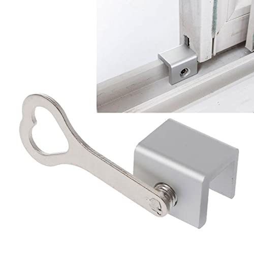 Adjustable Aluminum Window Security Lock - Child Safety Sliding Door & Window Restriction for Home Safety | Secure Windows & Doors for Kids, Pets & Burglary Prevention