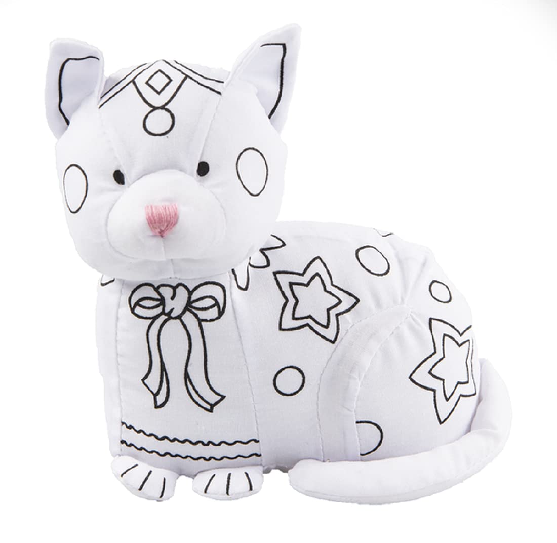 Ganz Cat Coloring Kit (7-Piece Set) - Fun & Creative Art Activity for Kids, Adults & Cat Lovers | Perfect for Relaxation, Gifts & DIY Home Decor