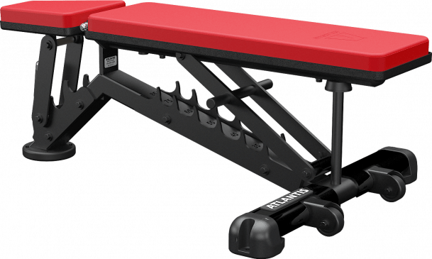 ATLANTIS Adjustable Weight Bench for Home Gym - Strength Training & Workout Equipment for Full Body Exercise - Perfect for Home, Garage & Fitness Studio