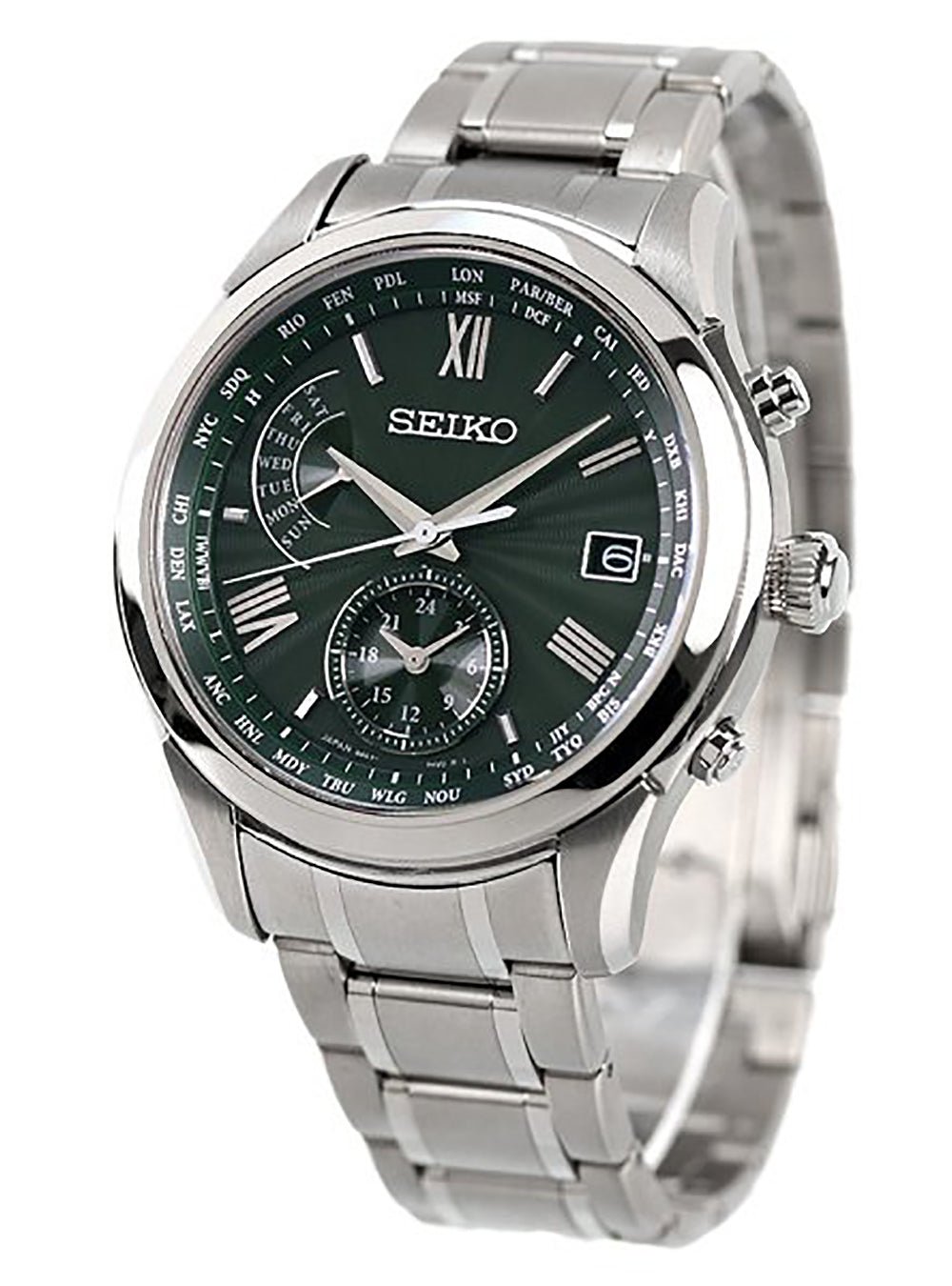 SEIKO BRIGHTZ SAGA307 Men's Automatic Watch - Japanese Made JDM Luxury Timepiece for Business, Formal Occasions & Collectors