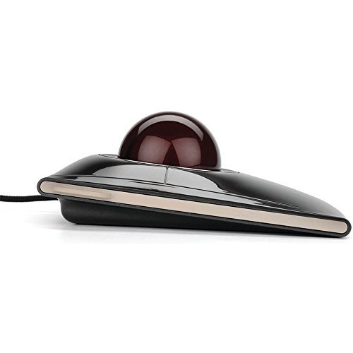 Kensington SlimBlade Trackball Mouse - Wired, Black for Office & CAD Design