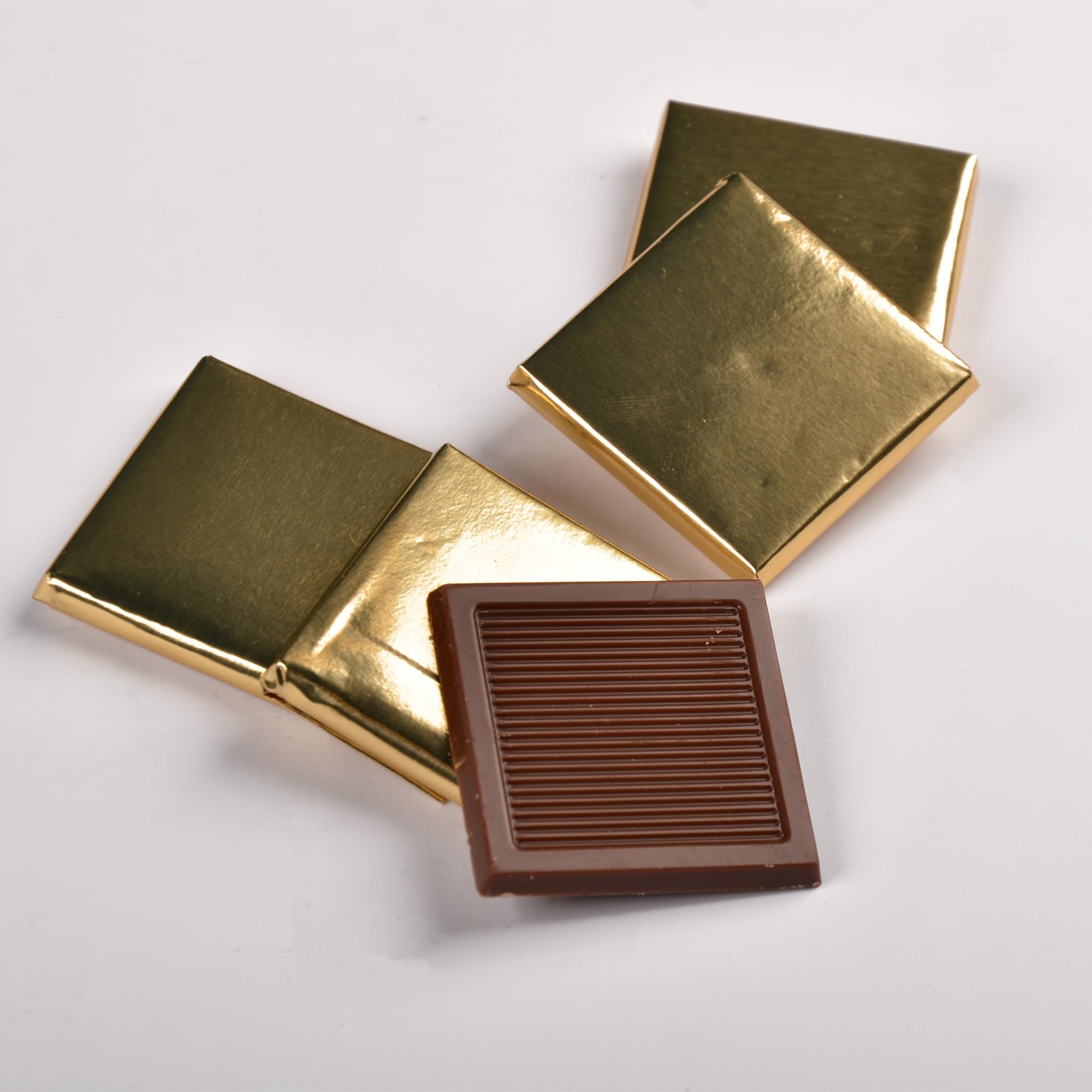 145-Piece Premium Milk Chocolate Bars with Gold Foil Wrapping - 1kg Luxury Neapolitan Chocolate Gift Box for Weddings, Baby Showers & Special Occasions - Perfect for Corporate Gifts, Anniversary Celebrations and Holiday Treats