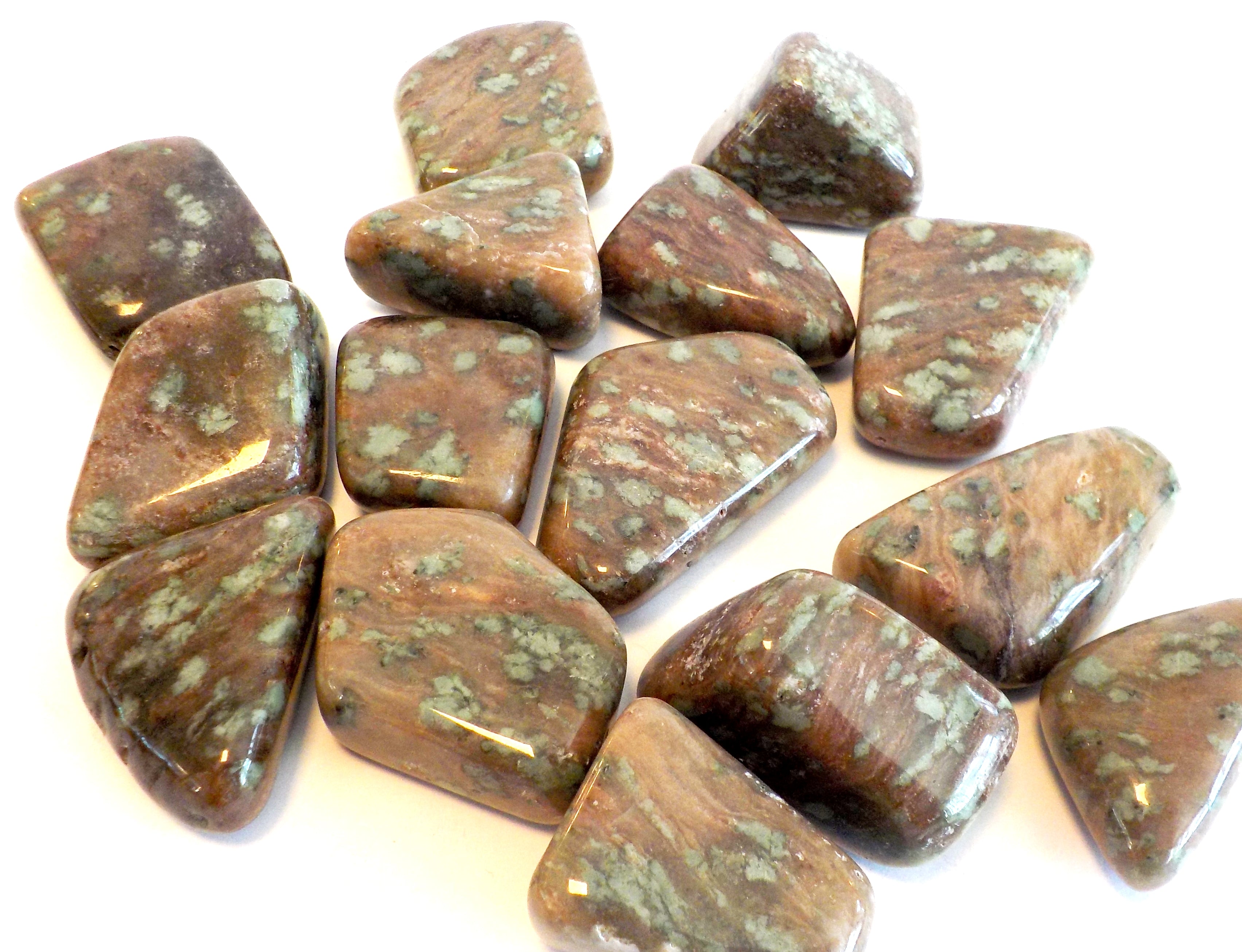 Nunderite Tumbled Stones - 9.98 oz Natural Healing Crystals for Meditation, Reiki, Chakra Balancing & Home Decor
