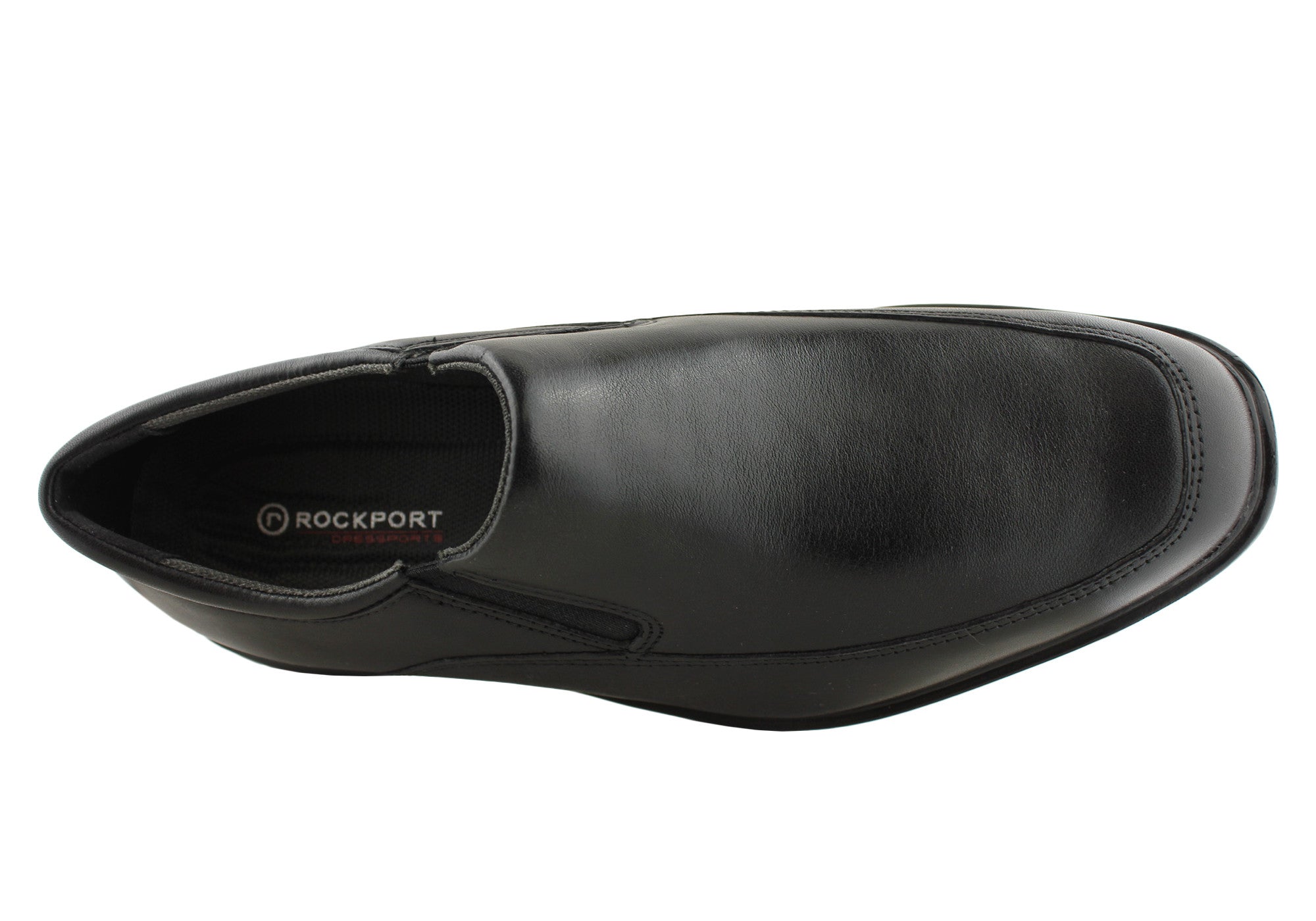 Rockport Aderner Men's Leather Wide Fit Slip-On Loafers - Comfortable Casual Shoes for Work, Travel & Everyday Wear
