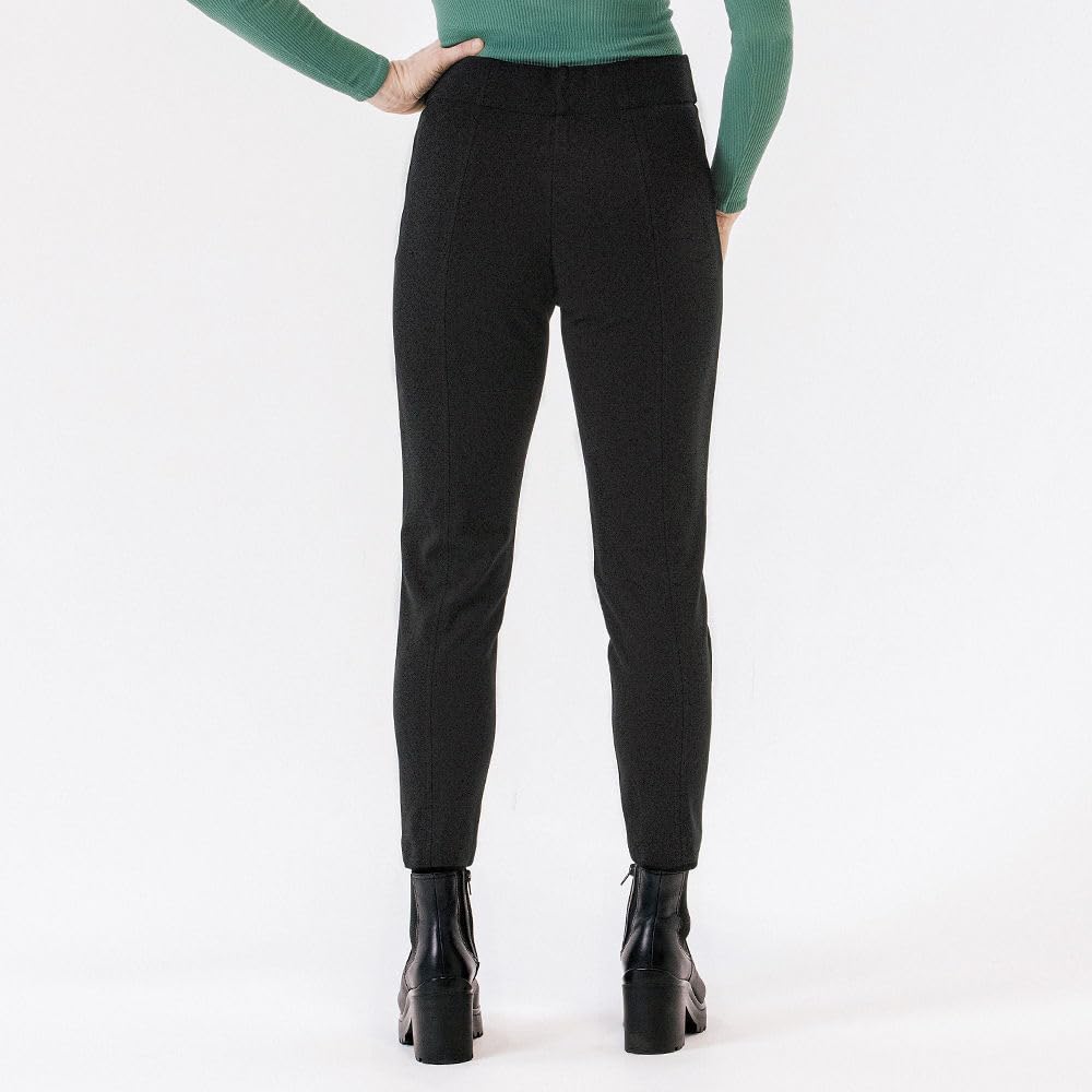 Thalian Women's Slim Fit Ponte Pants - Comfortable Office & Travel Wear