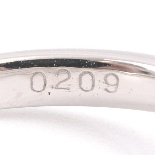 4℃ Diamond Ring 0.209ct F Color VS1 Clarity Excellent Cut Platinum 950 - Elegant Engagement & Wedding Jewelry for Women
