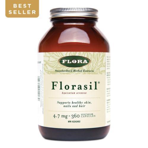 Flora Florasil 360 Veggie Caps - Plant-Based Silica Supplement for Hair, Skin & Nails - Supports Collagen Production & Joint Health - Vegan, Non-GMO, 90 Capsules - Perfect for Daily Wellness Routine & Beauty Regimen