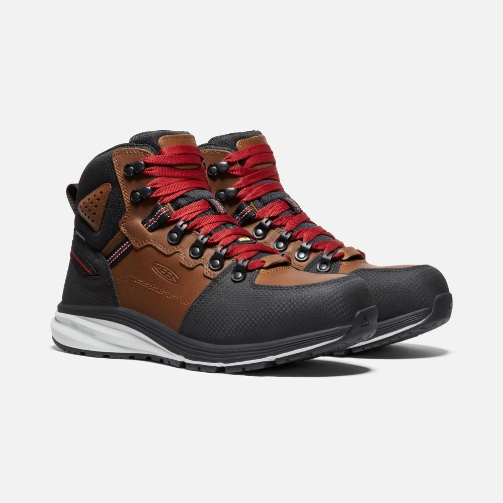 Keen Red Hook 6 Men's Waterproof Composite Toe Hiking Safety Boots - ASTM F2413 Certified Work Boots for Construction, Landscaping & Outdoor Adventures (Model 1025691)