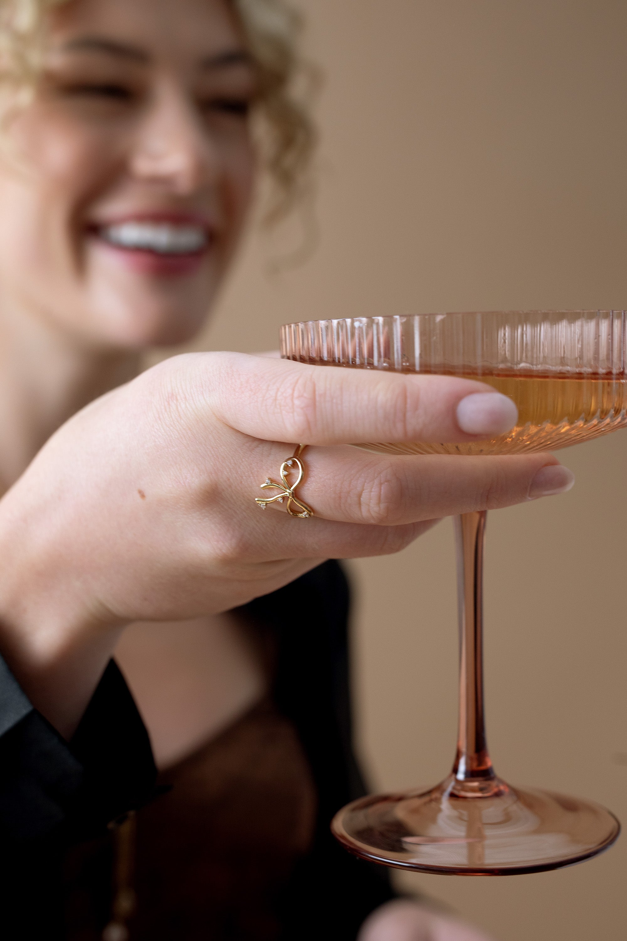Elegant Coquette Bow Ring for Women - Dainty Gold or Silver Jewelry Gift for Her - Perfect for Valentine's Day, Anniversary & Romantic Occasions