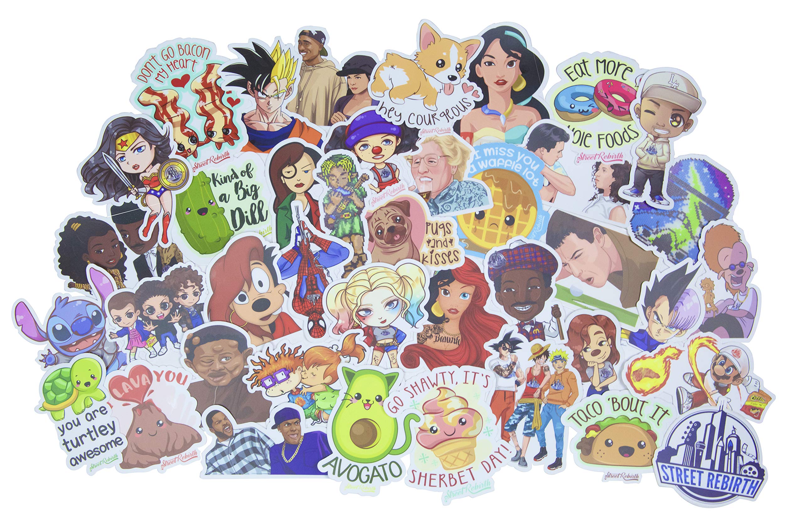 I Love You Sticker Pack - 4.5 Inch Waterproof Vinyl Decals for Cars, Water Bottles, Laptops, Skateboards & More - Durable Adhesive Stickers for Kids and Adults - Perfect for Personalizing Gifts, School Supplies & Outdoor Gear