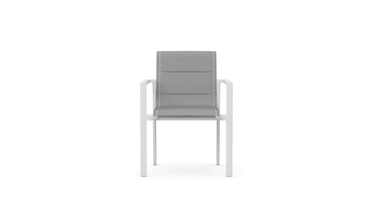 Amalfi Aluminum Outdoor Stackable Dining Chairs - Set of 4 Weather-Resistant Patio Furniture for Poolside, Garden, and Backyard Dining