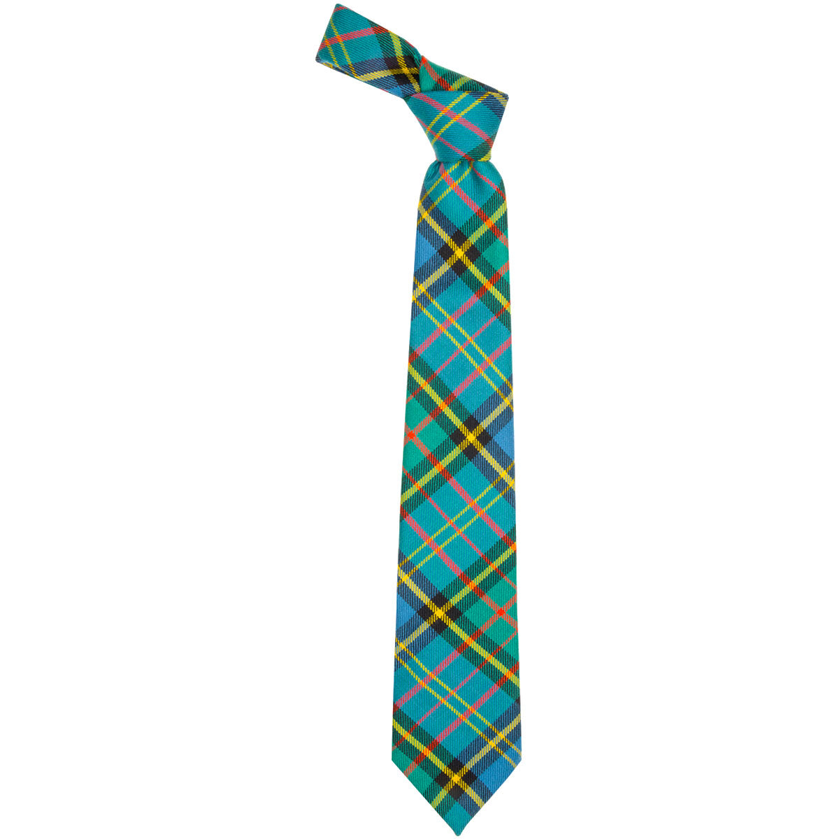MacMillan Hunting Ancient Tartan Necktie - Classic Scottish Wool Tie for Men, Perfect for Weddings, Business Meetings & Formal Occasions