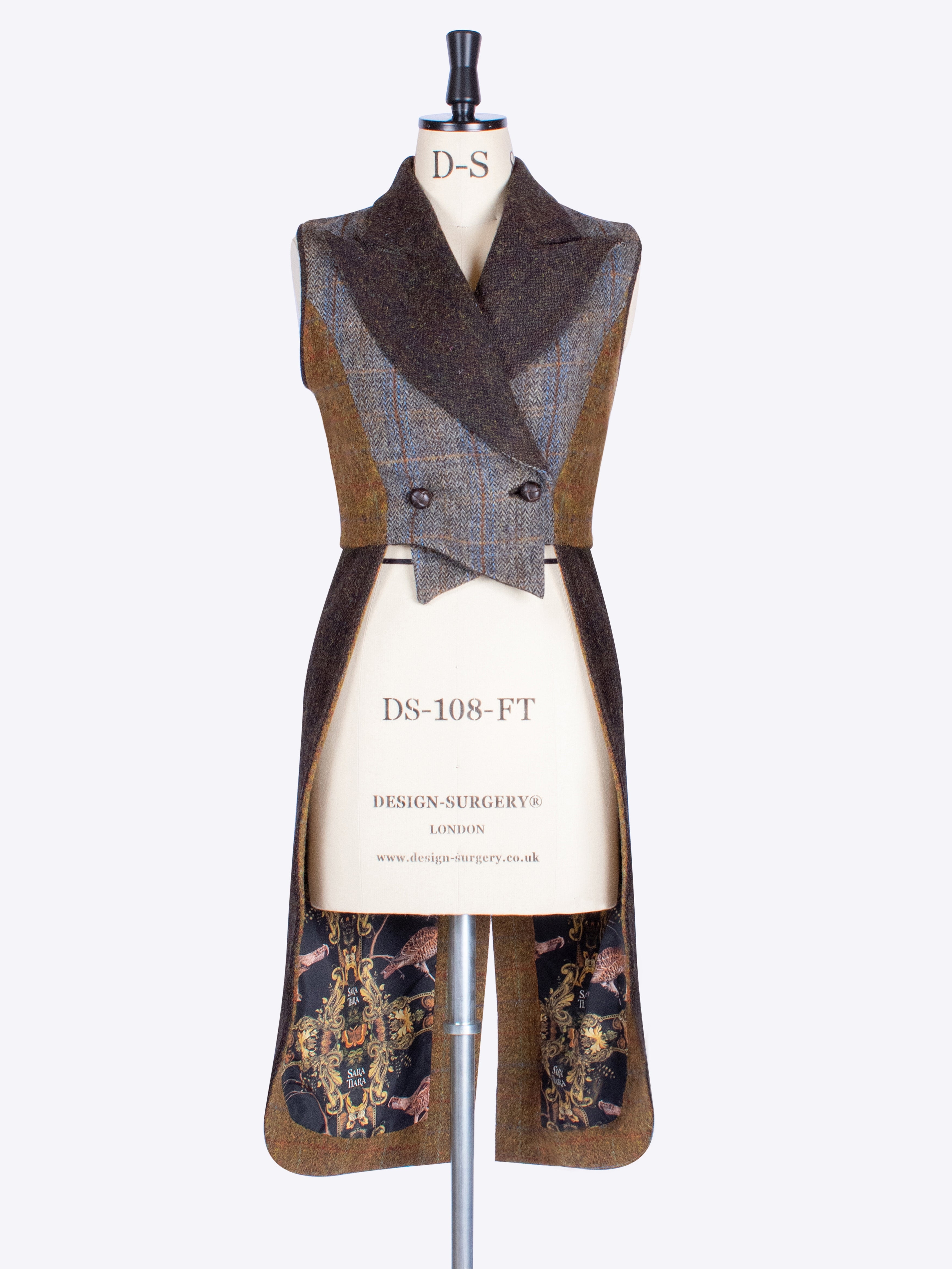 Elegant Tail Waistcoat for Men - Chocolate, Sage & Rust Color Options | Formal Wear for Weddings, Business Meetings & Special Occasions