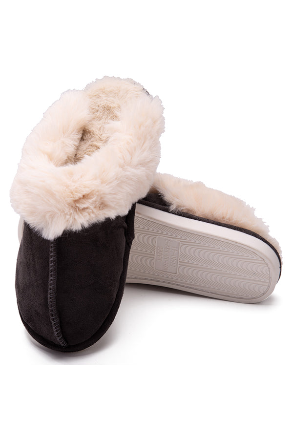 Cozy Plush Cotton Slippers for Women & Men - Soft Indoor House Shoes with Non-Slip Sole - Perfect for Winter, Home, Office and Hotel Use