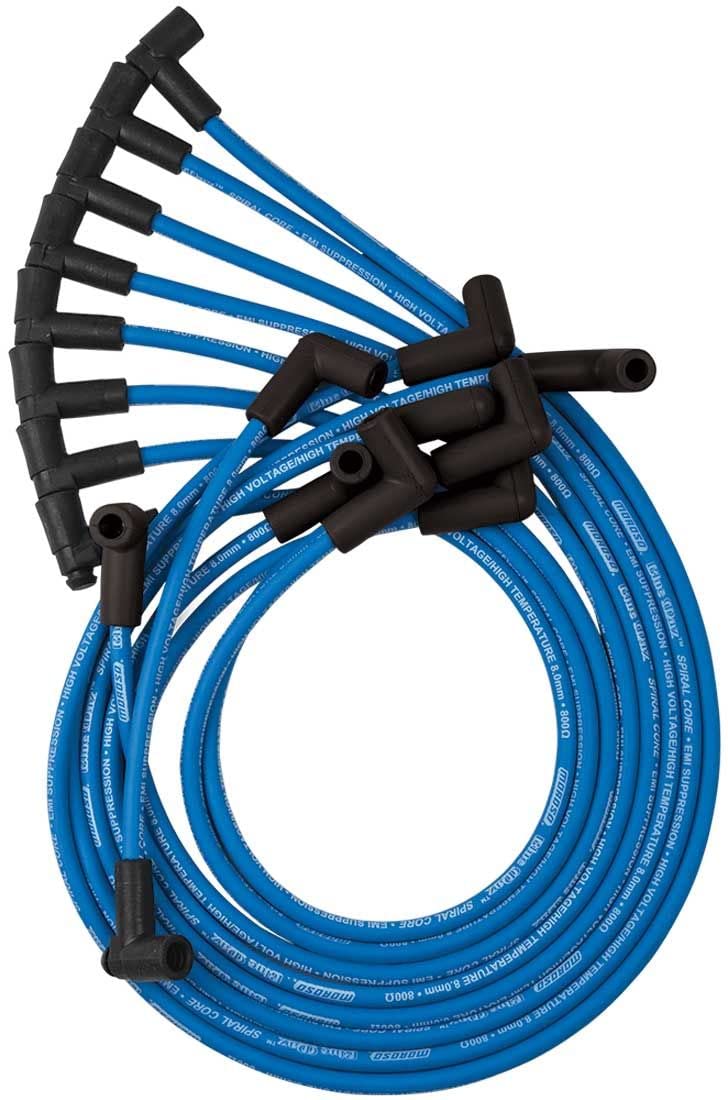 Moroso 72540 High Performance Ignition Wire Set - Compatible with Ford, Chevy, Dodge - Improves Engine Power & Fuel Efficiency - Perfect for Racing, Off-Road & Daily Driving