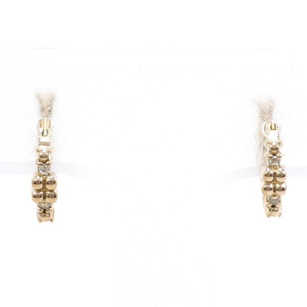 18K Yellow Gold Diamond Earrings for Women - Elegant Stud Earrings with Real Diamonds - Perfect for Weddings, Anniversaries & Special Occasions