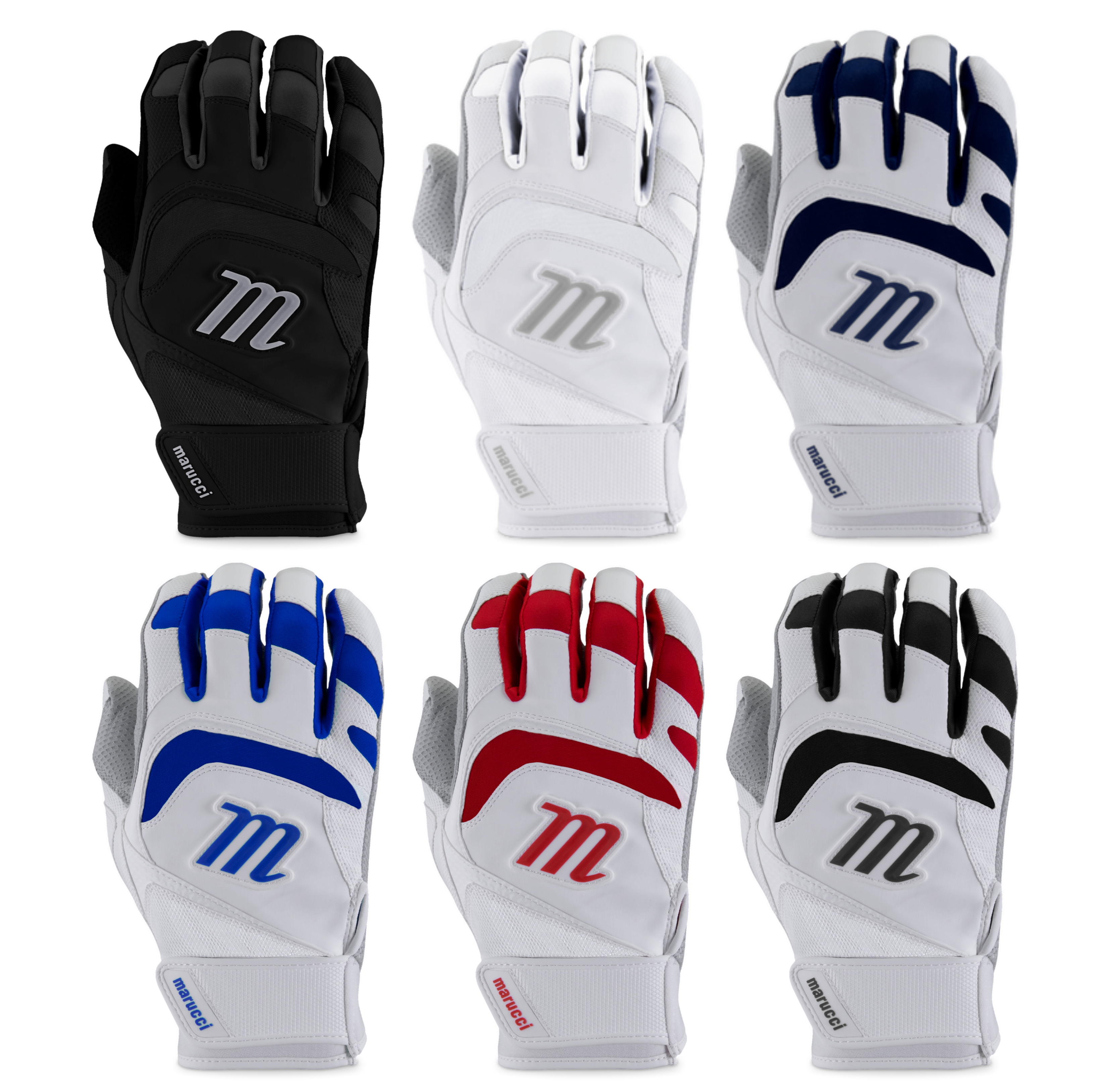 Marucci Adult Signature Batting Gloves - Premium Leather Baseball Batting Gloves for Men & Women - Perfect for Training, Games & Outdoor Sports