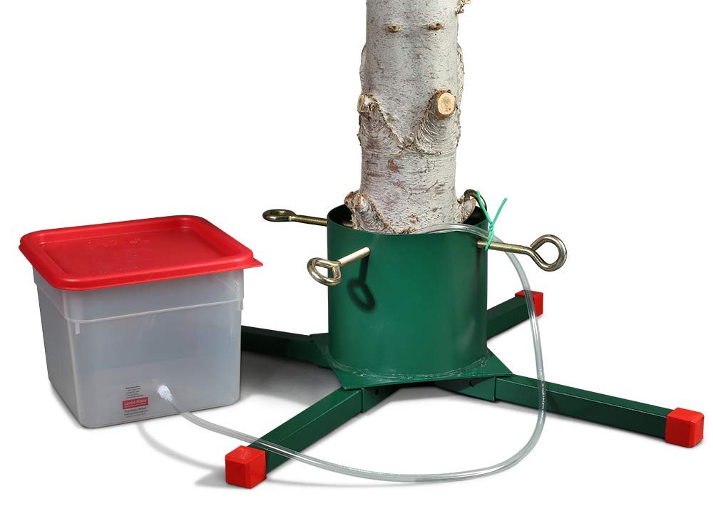 Automatic Christmas Tree Watering System with Plant Preservative | Reduce Needle Drop & Prevent Dry Stand | Evergreen Tree Care Helper | Made in USA | Perfect for Holiday Decor & Fresh Tree Maintenance