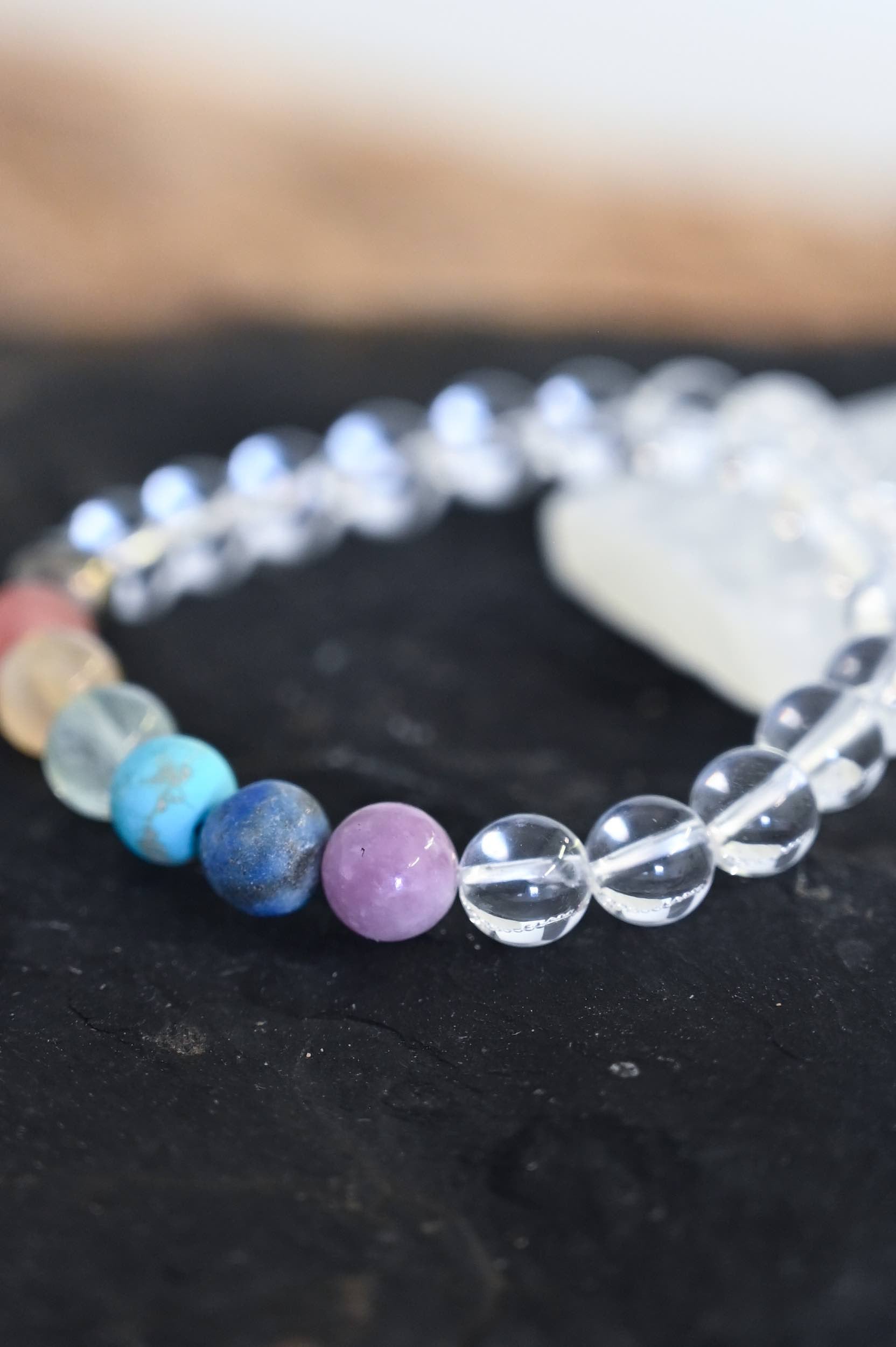 Thriving Quartz Chakra Bracelet for Women - Healing Crystal Energy Stone Jewelry for Meditation, Yoga & Spiritual Balance | Perfect Gift for Holistic Wellness